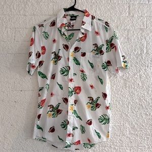 Jurassic World Hawaiian Shirt. Size S